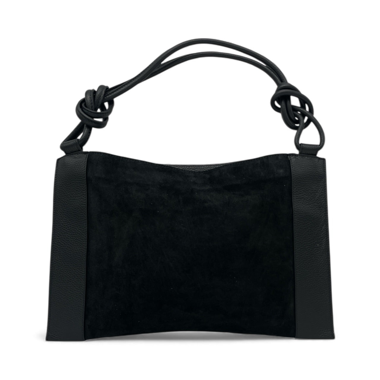 Borsa in pelle scamosciata