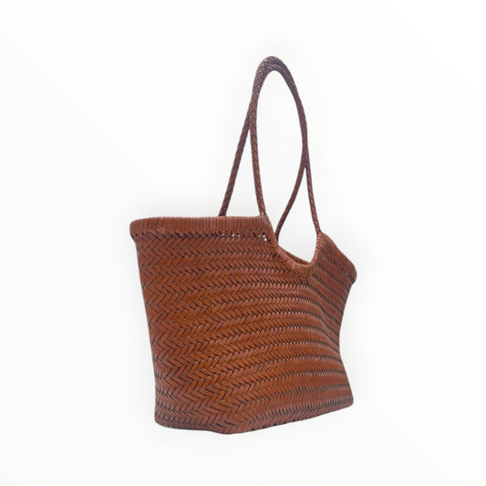 Borsa Tote in Pelle Intrecciata