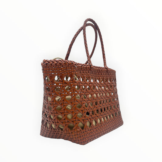 Borsa Cestino Intrecciata