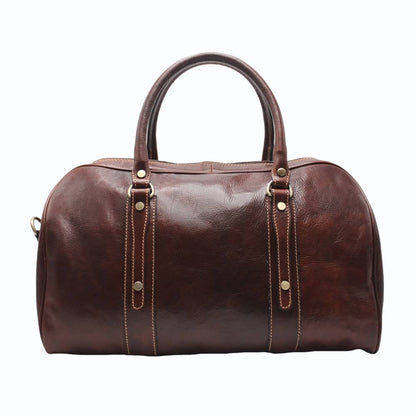 Leather Travel Bag - Made in Italy -