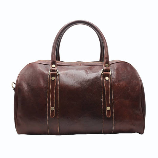 Leather Travel Bag - Made in Italy -