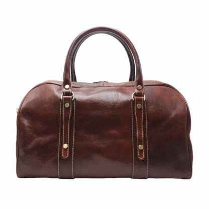 Leather Travel Bag - Made in Italy -