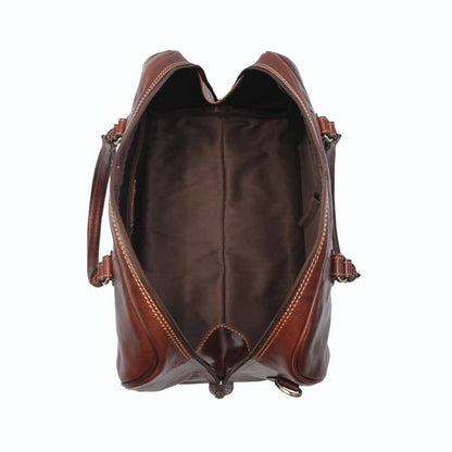 Leather Travel Bag - Made in Italy -