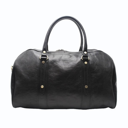 Leather Travel Bag - Made in Italy -