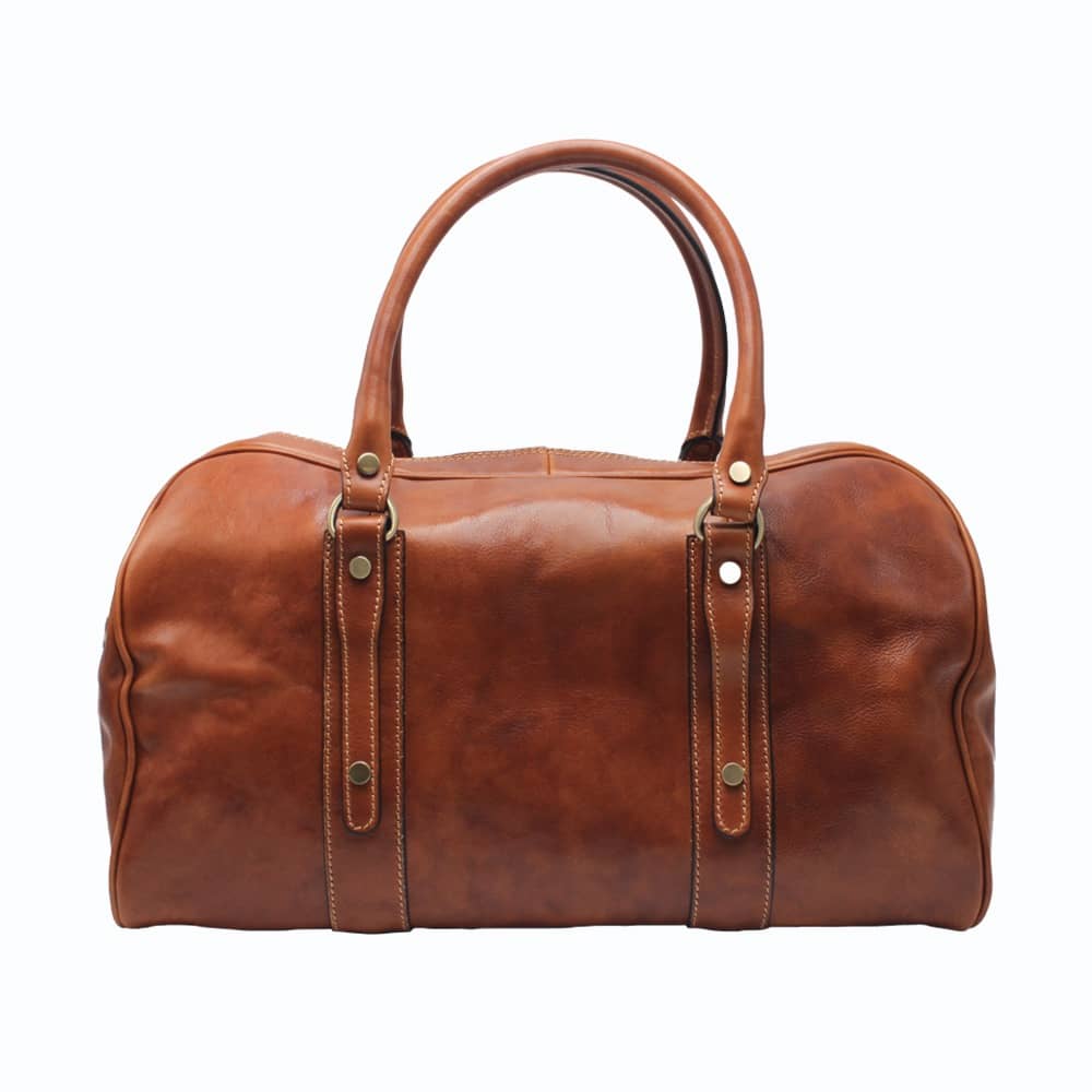 Leather Travel Bag - Made in Italy -