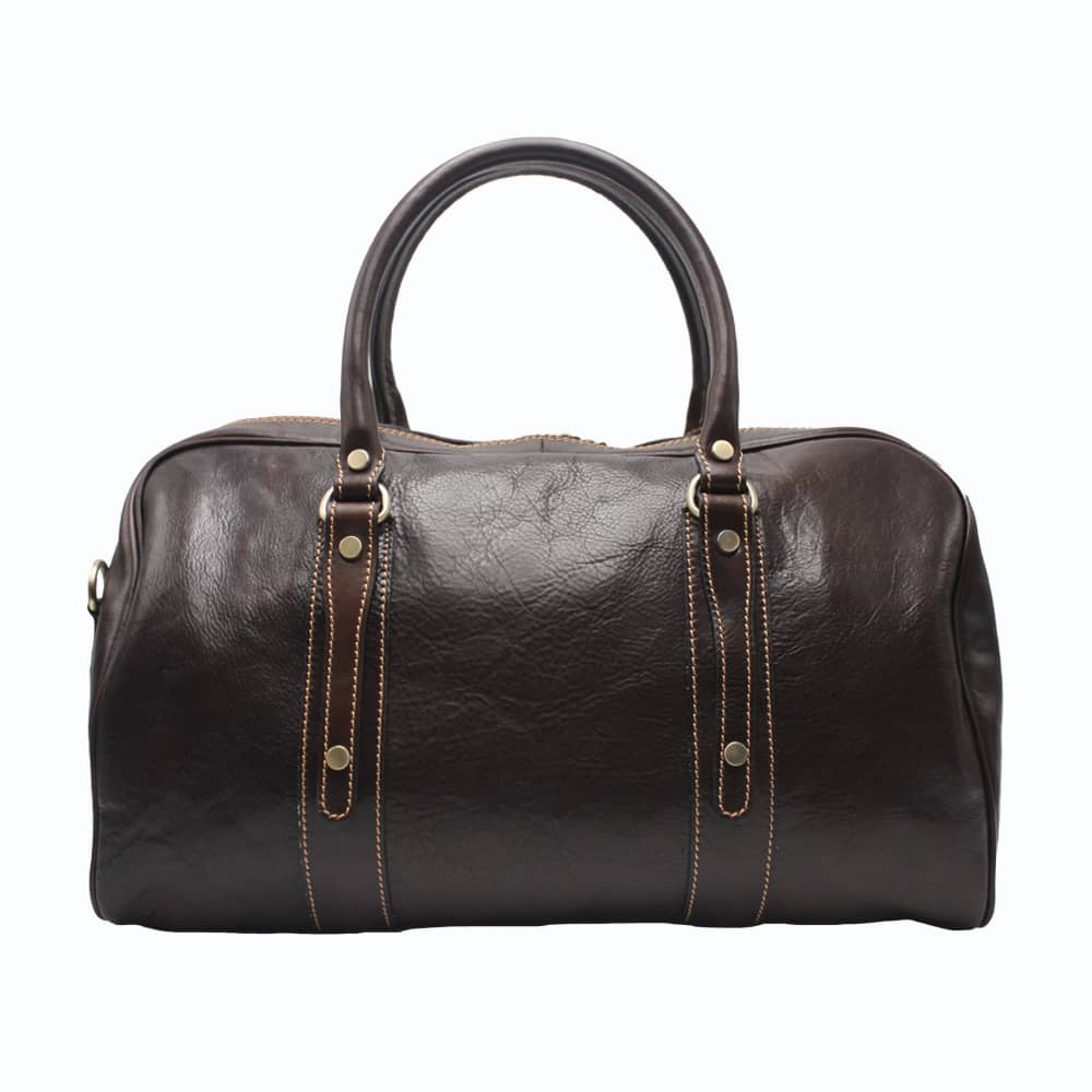 Leather Travel Bag - Made in Italy -