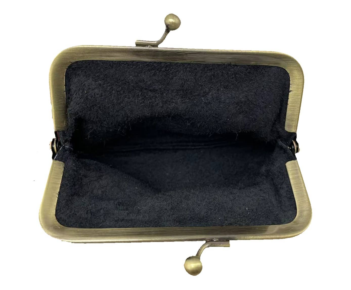 Mini Borsellino in Pelle con Chiusura Clic Clac -Made in Italy-