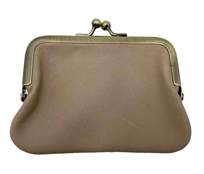 Mini Borsellino in Pelle con Chiusura Clic Clac -Made in Italy-