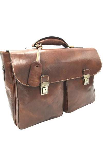 24-Hour Bag with Double Front Pocket - Made in Italy -