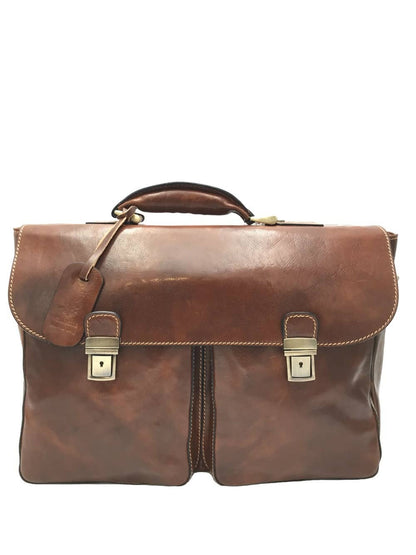 24-Hour Bag with Double Front Pocket - Made in Italy -