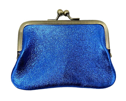 Mini Borsellino in Pelle con Chiusura Clic Clac -Made in Italy-