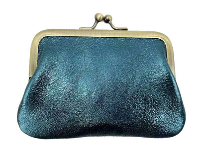 Mini Borsellino in Pelle con Chiusura Clic Clac -Made in Italy-