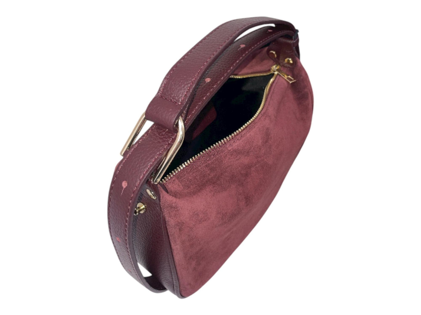 Borsa in Pelle scamosciata