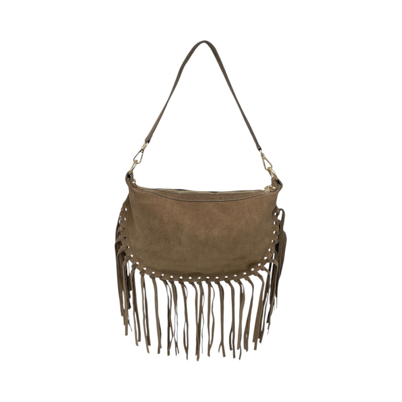 Borsa in Pelle scamosciata