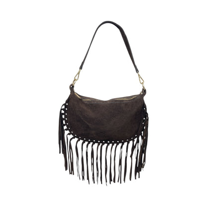 Borsa in Pelle scamosciata