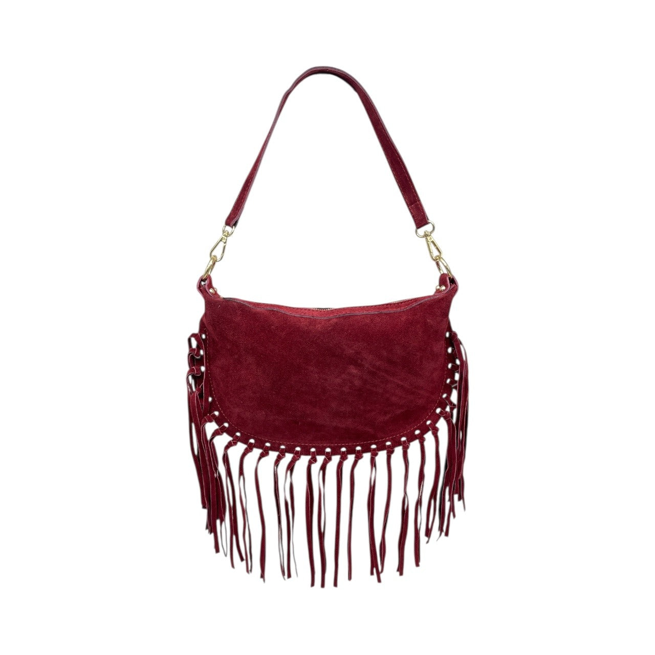 Borsa in Pelle scamosciata