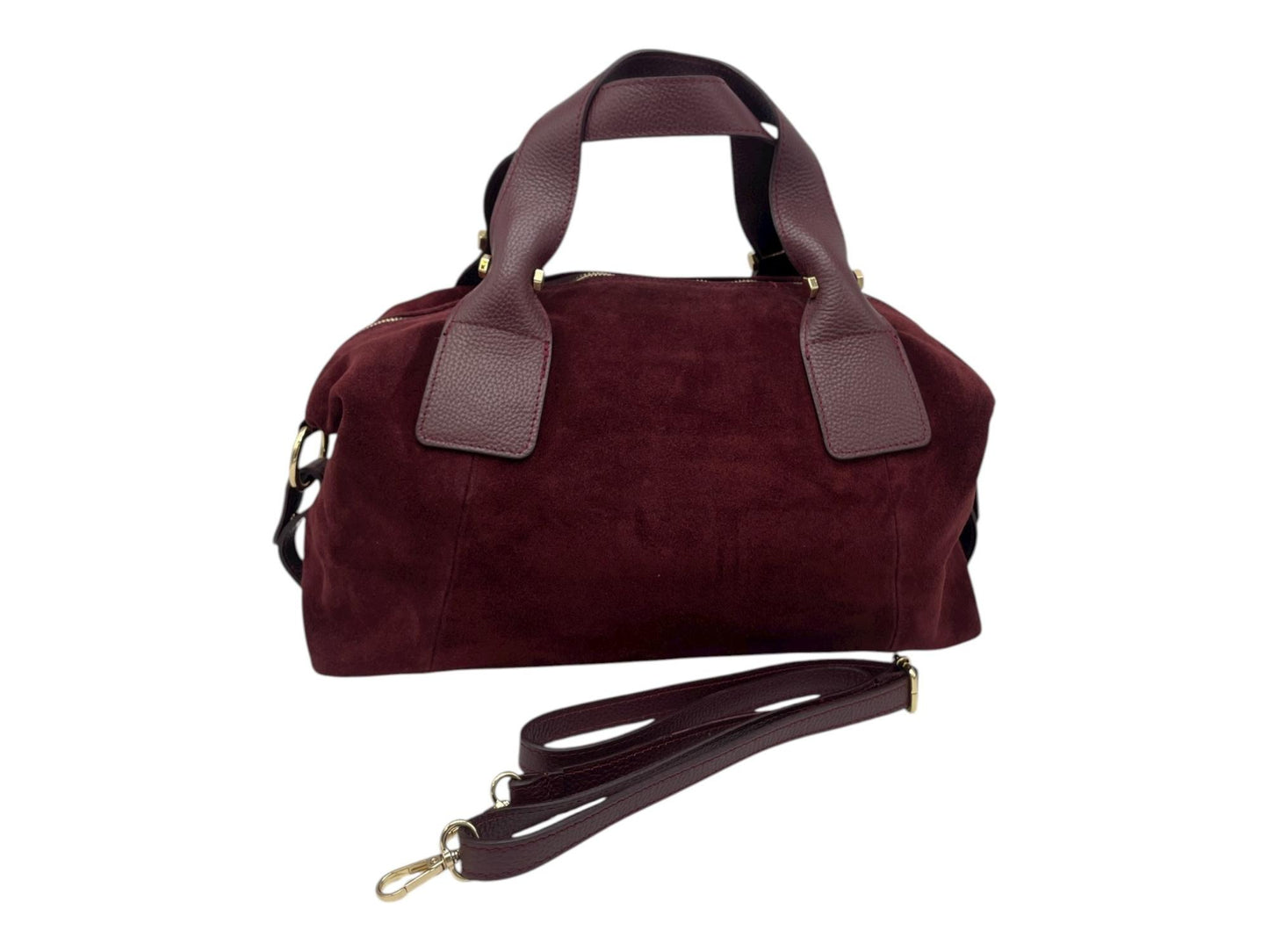 Borsa in Pelle scamosciata