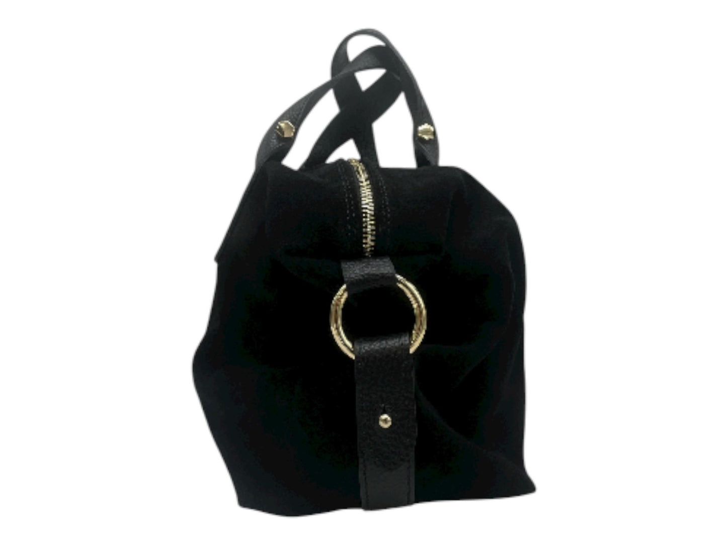 Borsa in Pelle scamosciata