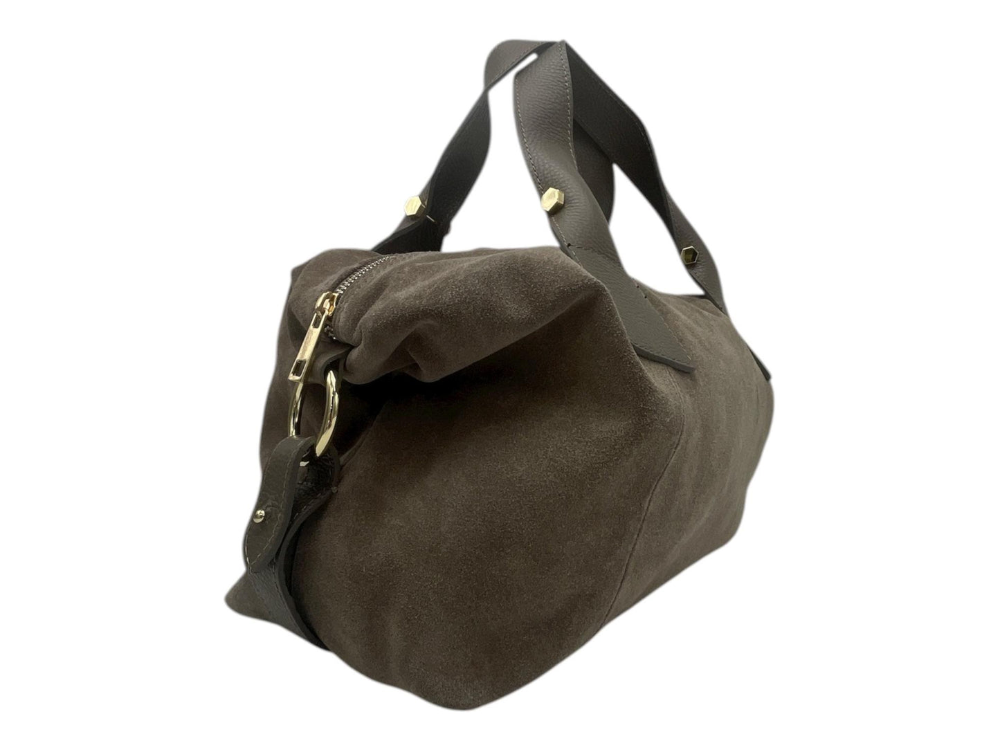 Borsa in Pelle scamosciata