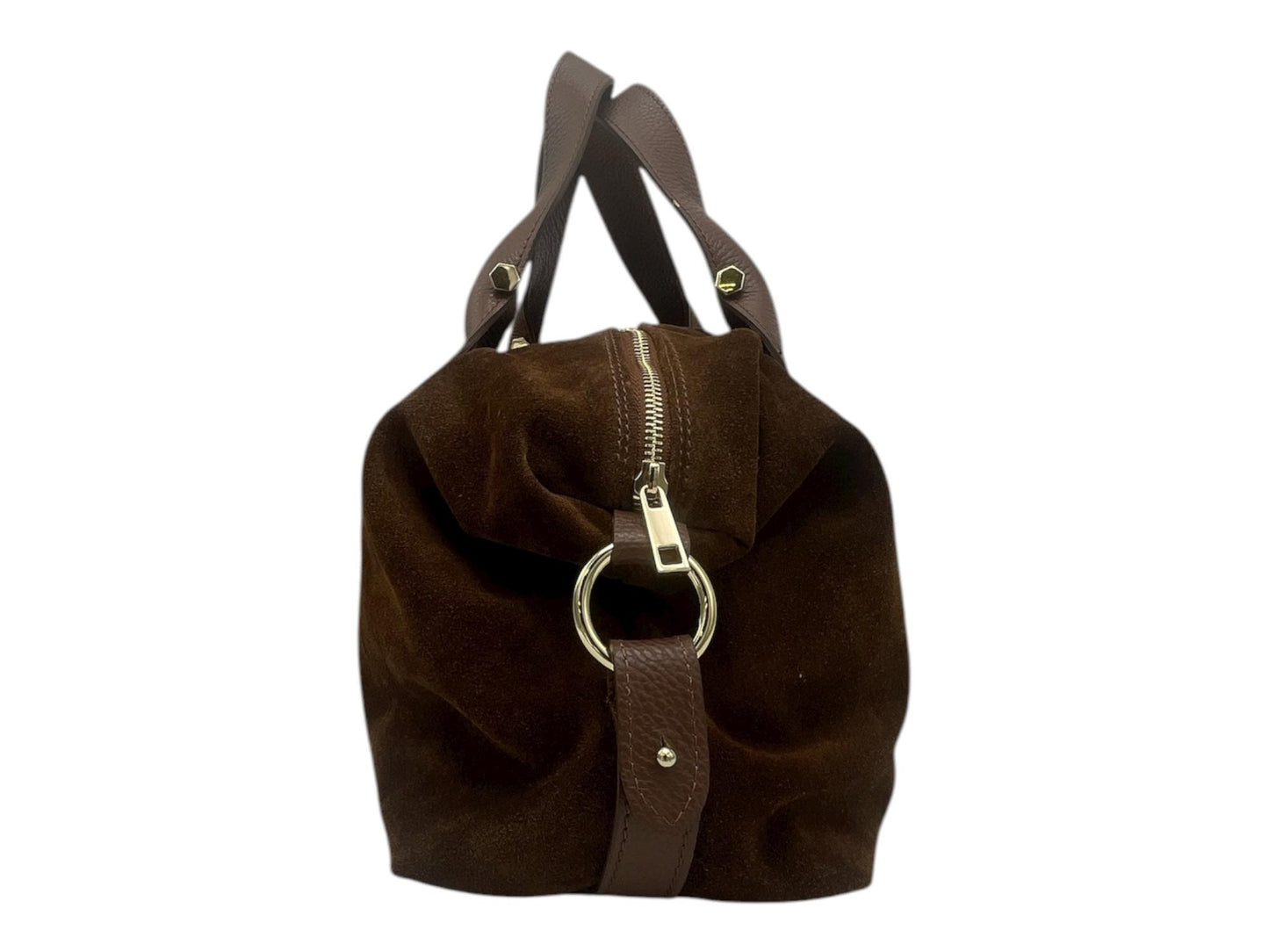 Borsa in Pelle scamosciata