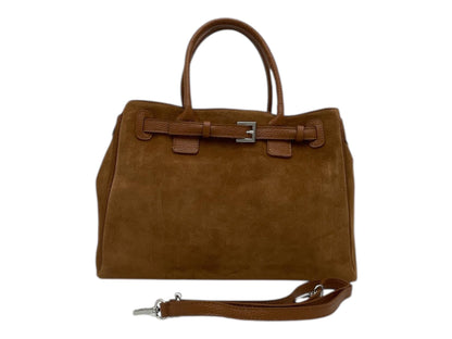 Borsa in Pelle scamosciata