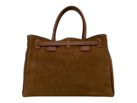 Borsa in Pelle scamosciata