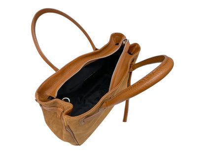 Borsa in Pelle scamosciata