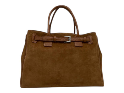 Borsa in Pelle scamosciata