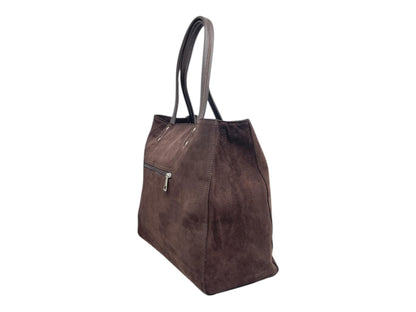 Borsa in Pelle scamosciata