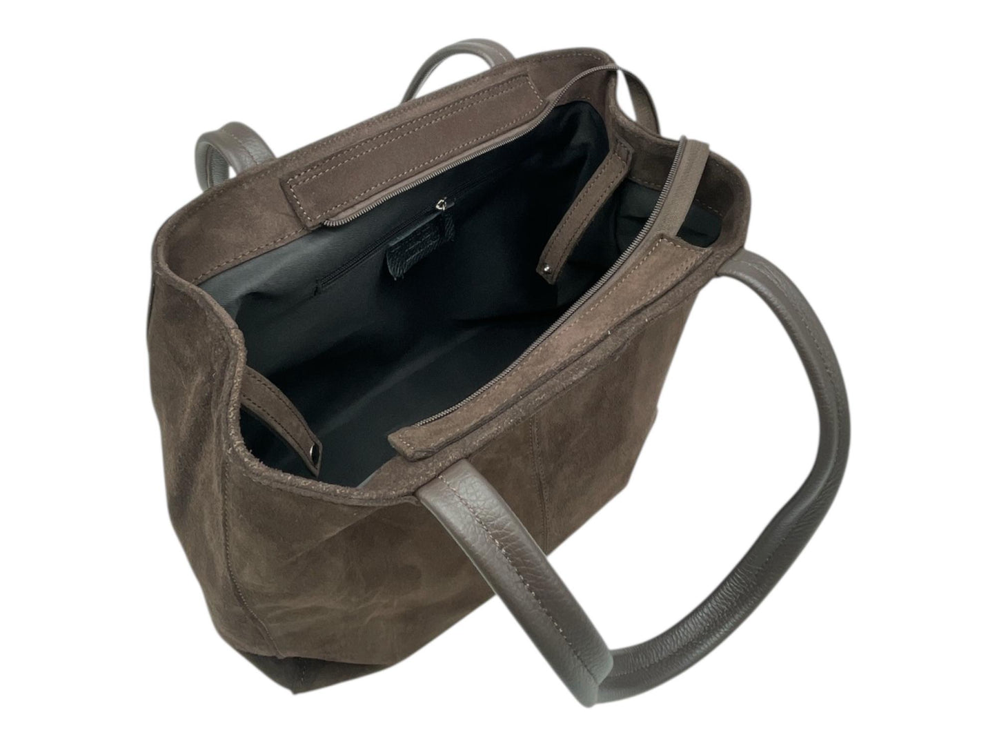 Borsa in Pelle scamosciata