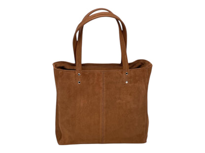 Borsa in Pelle scamosciata