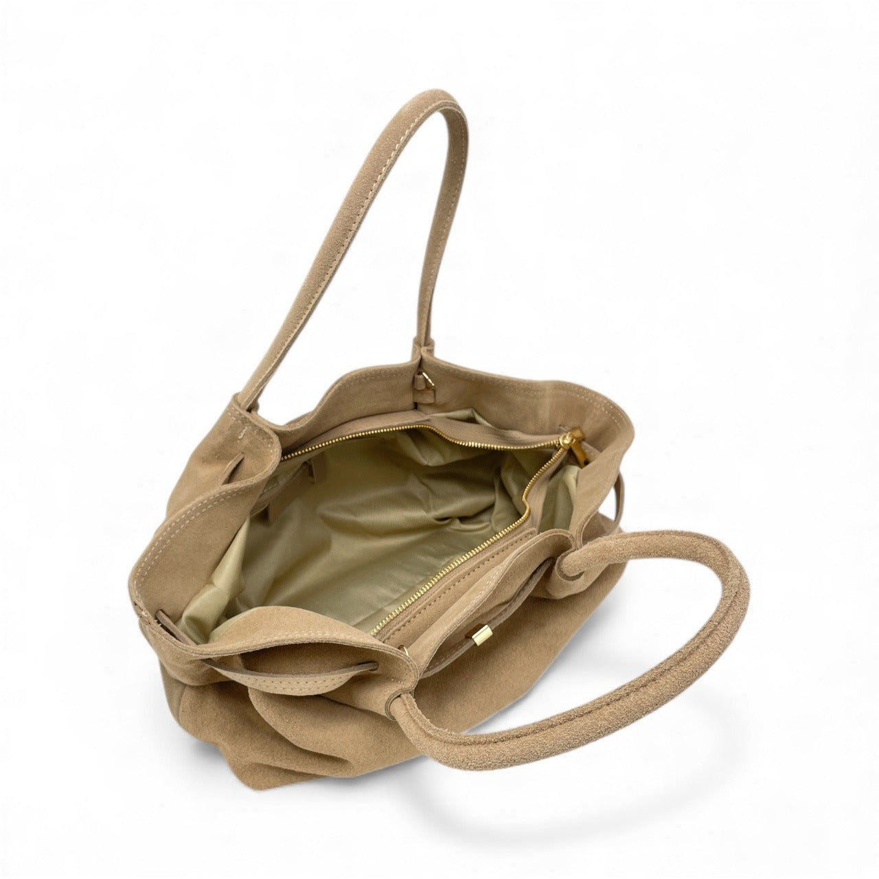 Borsa in Pelle scamosciata