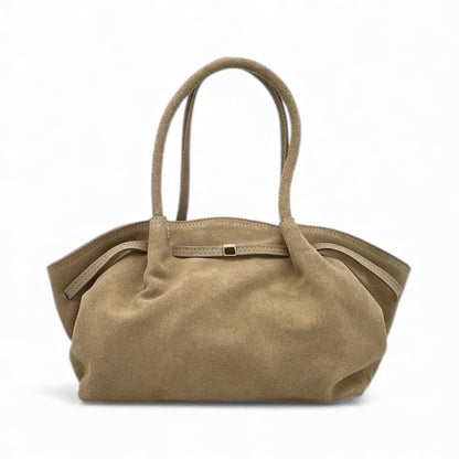 Borsa in Pelle scamosciata