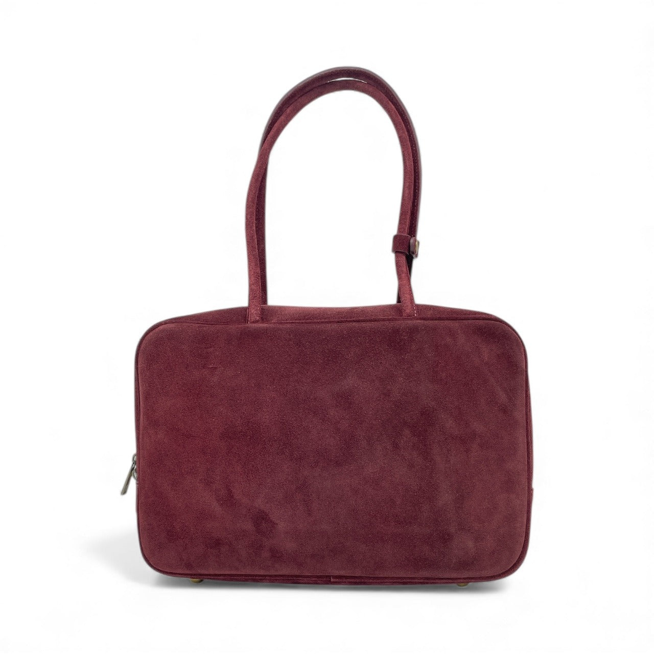 Borsa in pelle scamosciata