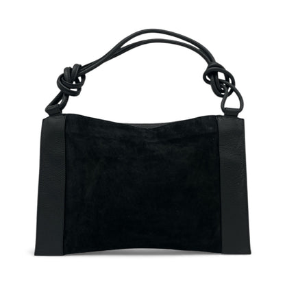 Borsa in pelle scamosciata