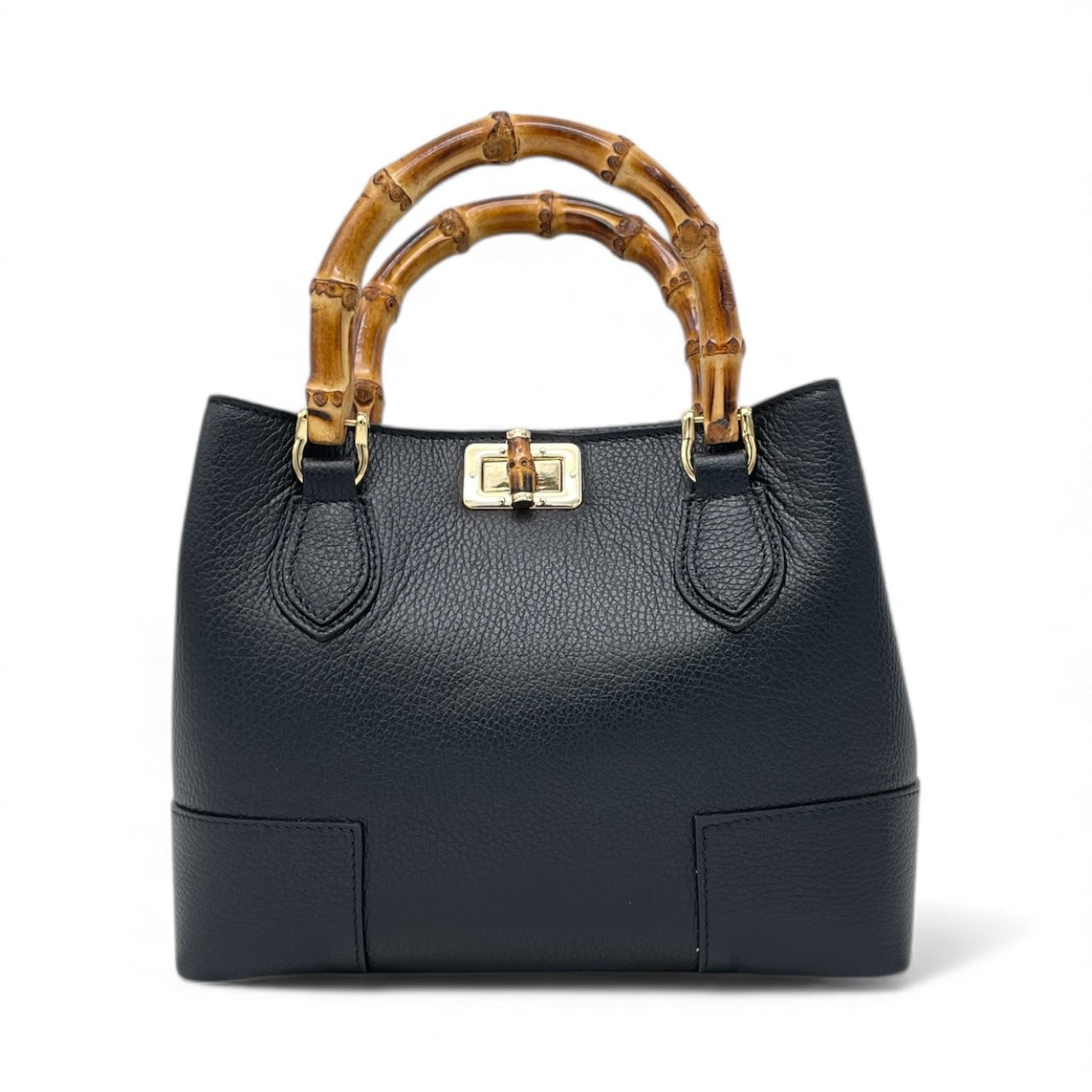 Borsa con manico in canna naturale