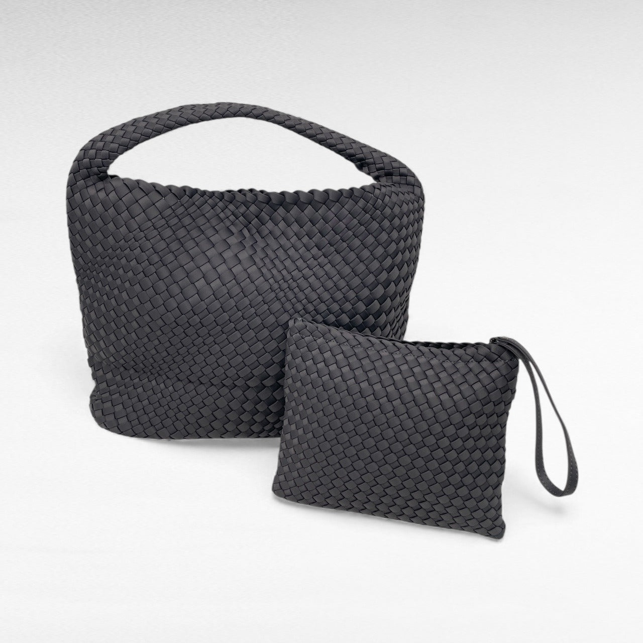 Borsa in tessuto accessoriata