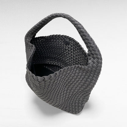 Borsa in tessuto accessoriata