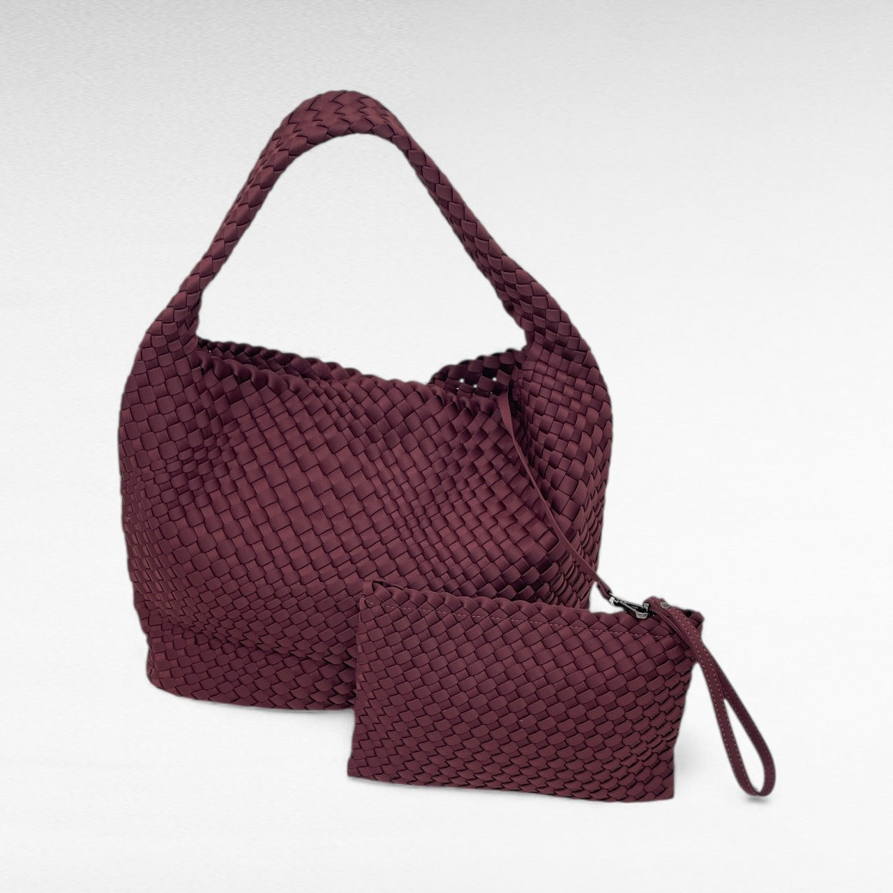 Borsa in tessuto accessoriata