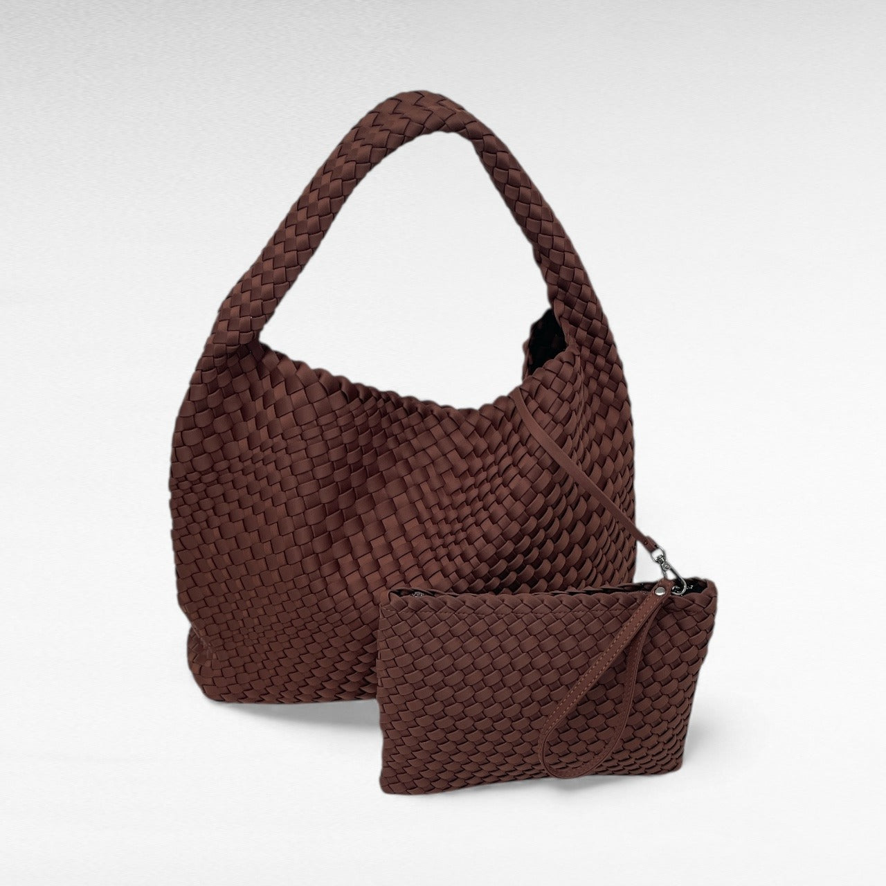 Borsa in tessuto accessoriata