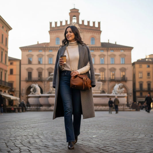 Borsa con tracolla in Pelle