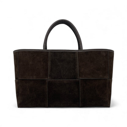 Borsa in pelle scamosciata