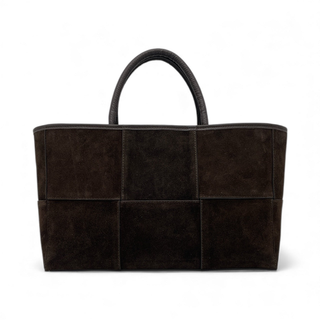 Borsa in pelle scamosciata