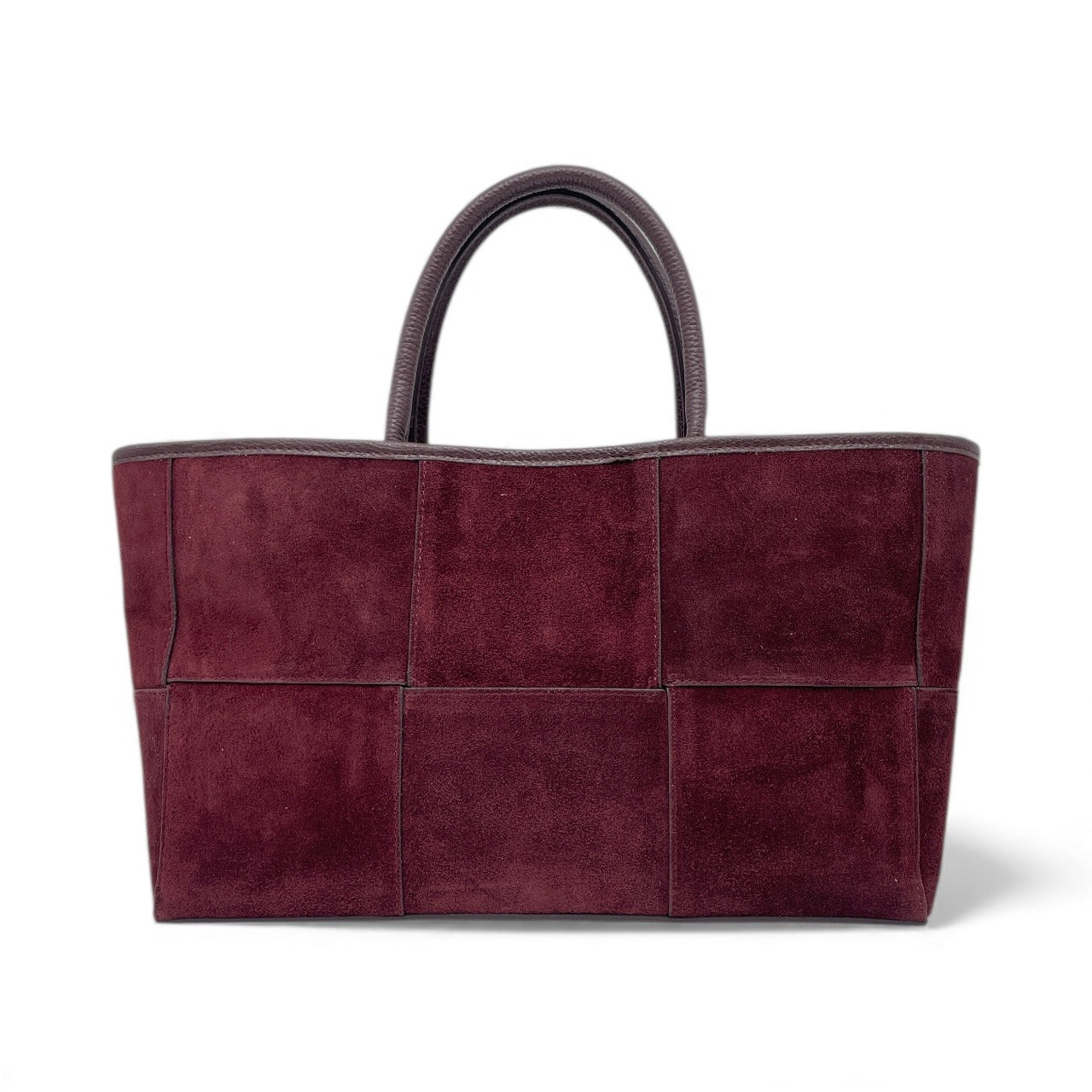 Borsa in pelle scamosciata