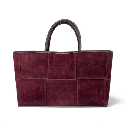 Borsa in pelle scamosciata