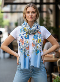 Floreale Azzurro
