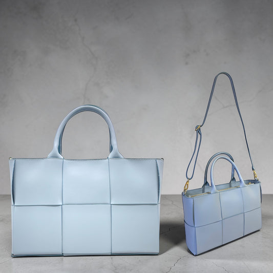 Borsa Tote in Pelle Intrecciata