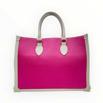 Leather shoulder bag