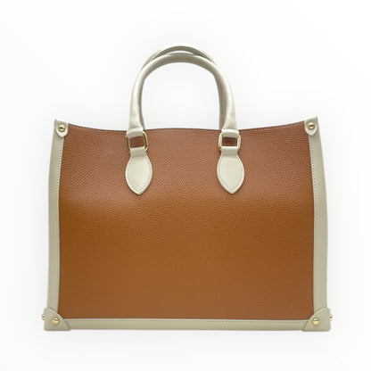 Leather shoulder bag