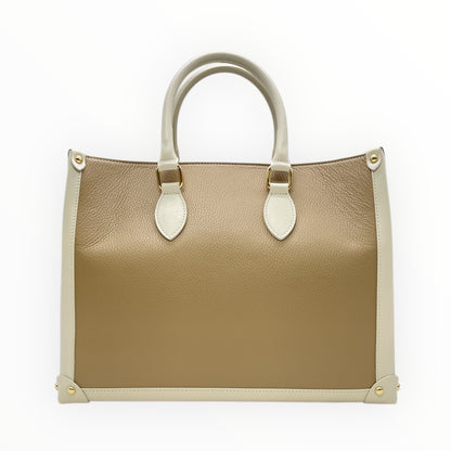 Leather shoulder bag